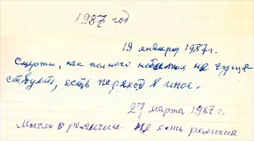 ������� (1964-1987).