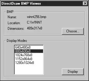 ������� ��� Windows ���������� DirectDraw.