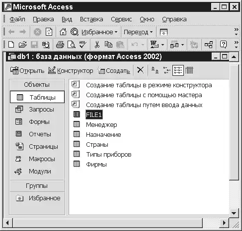 ����������� �Access�.