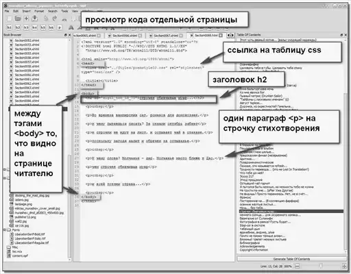 Создание электронных книг в формате ePub.