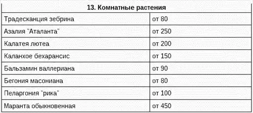 Цветники.